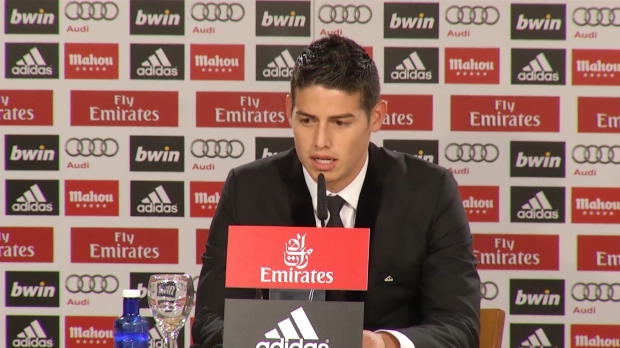 Foot Transfert, Mercato : Real - James - "Un rêve devenu réalité"