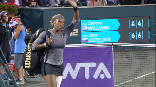  : WTA - Charleston - S. Williams s'est croule