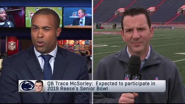 Ian Rapoport explains Penn State Nittany Lions quarterback Trace McSorley's broken foot in Citrus Bowl Ian Rapoport explains Penn State Nittany Lions quarterback Trace McSorley's broken foot in Citrus Bowl