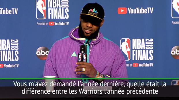 Basket : Finales - LeBron - "Durant est l'un des meilleurs joueurs que j'ai dû affronter"