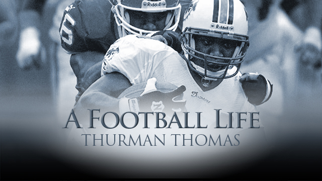 'A Football Life': Running back Thurman Thomas joins the Miami Dolphins to get back at the Buffalo Bills 'A Football Life': Running back Thurman Thomas joins the Miami Dolphins to get back at the Buffalo Bills