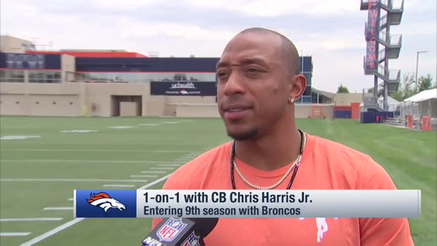 Denver Broncos cornerback Chris Harris Jr. predicts he'll have career-high interceptions under new head coach Vic Fangio Denver Broncos cornerback Chris Harris Jr. predicts he'll have career-high interceptions under new head coach Vic Fangio