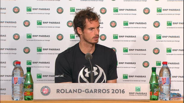  : NEWS - Roland-Garros - Murray - 'Novak le mrite'