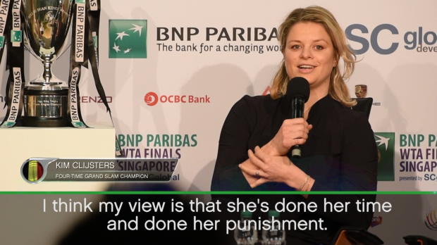 Sharapova must work way back to the top - Clijsters