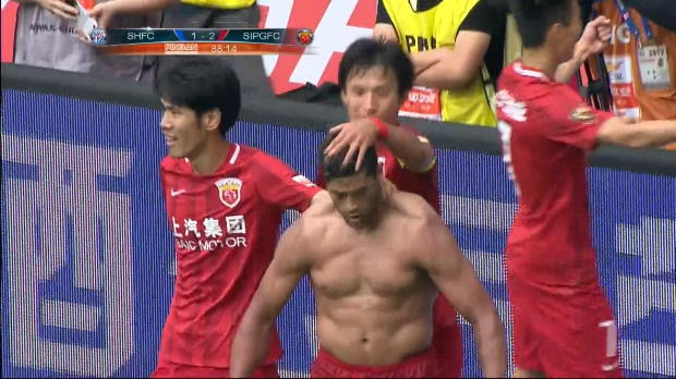 Hulk goal helps SIPG to late Shanghai derby win