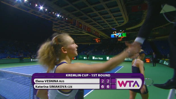  : WTA - Moscou - Vesnina surprise par Siniakova