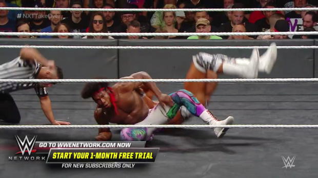 Velveteen Dream embarrasses EC3 by dousing him with water: NXT TakeOver: Brooklyn IV (WWE Network Exclusive) Velveteen Dream embarrasses EC3 by dousing him with water: NXT TakeOver: Brooklyn IV (WWE Network Exclusive)