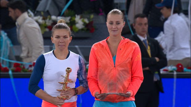  : WTA - Madrid - Halep prive Mladenovic du titre 