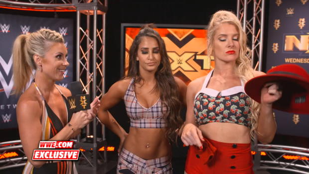 Aliyah & Lacey Evans celebrate shattering the dreams of Dakota Kai & Deonna Purrazzo: WWE.com Exclusive, Sept. 19, 2018 Aliyah & Lacey Evans celebrate shattering the dreams of Dakota Kai & Deonna Purrazzo: WWE.com Exclusive, Sept. 19, 2018