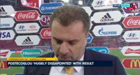 Socceroos boss Ange Postecoglou admitted he was disappointed following Australia's impressive 1-1 draw with Chile. 