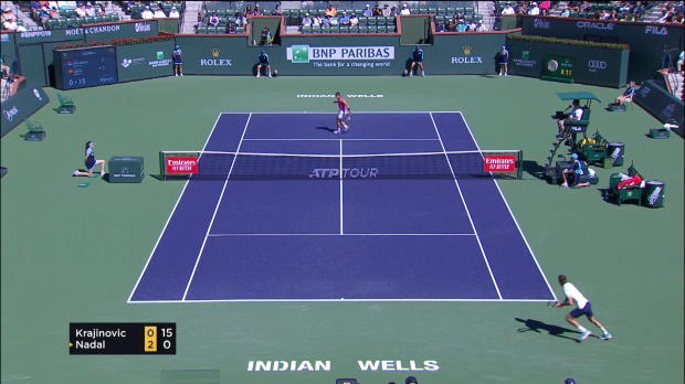  : Indian Wells - Nadal file en quarts sans trembler