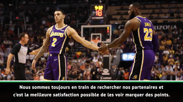 Basket : NBA - James - "Ball et moi sommes les mêmes"