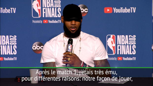 Basket : Finale - LeBron James - "J'ai joué les trois derniers matches avec une main cassée"