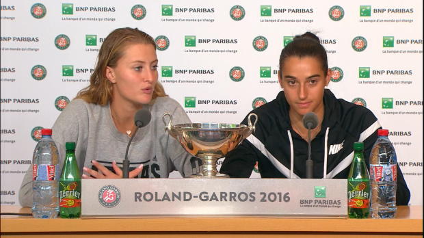  : NEWS - Roland-Garros - Garcia/Mladenovic, les motions