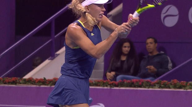  : Doha - Wozniacki passe sans trembler
