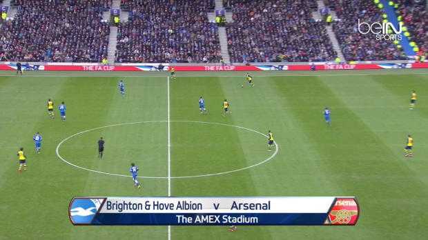 FA Cup : Brighton 2-3 Arsenal