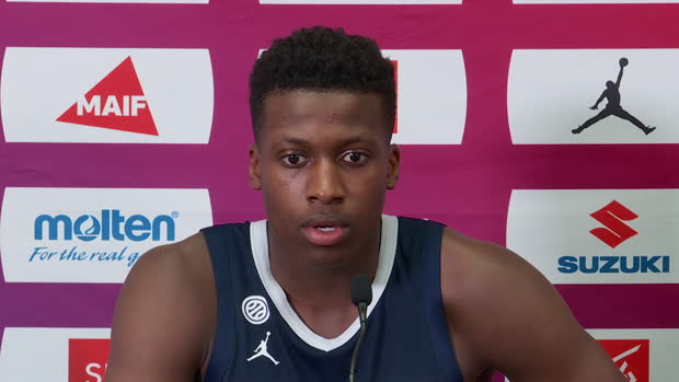 Basket : Amical - Ntilikina - "J'ai apporté plus de choses lors des autres matchs"