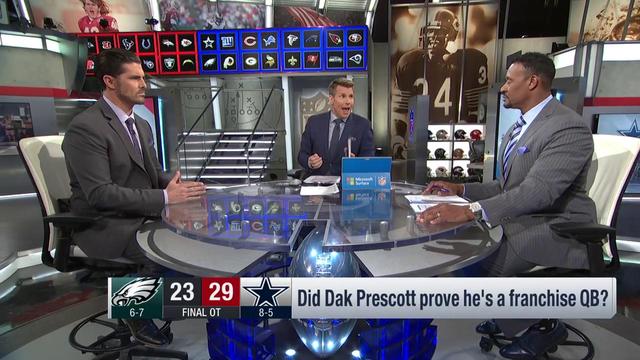 Did Dallas Cowboys quarterback Dak Prescott prove he's a franchise QB against Philadelphia Eagles? Did Dallas Cowboys quarterback Dak Prescott prove he's a franchise QB against Philadelphia Eagles?