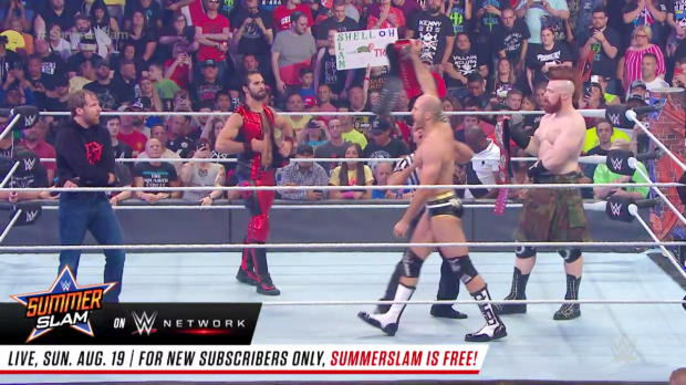 Cesaro & Sheamus vs. Seth Rollins & Dean Ambrose - Raw Tag Team Title Match: SummerSlam 2017 (Full Match - WWE Network Exclusive) Cesaro & Sheamus vs. Seth Rollins & Dean Ambrose - Raw Tag Team Title Match: SummerSlam 2017 (Full Match - WWE Network Exclusive)