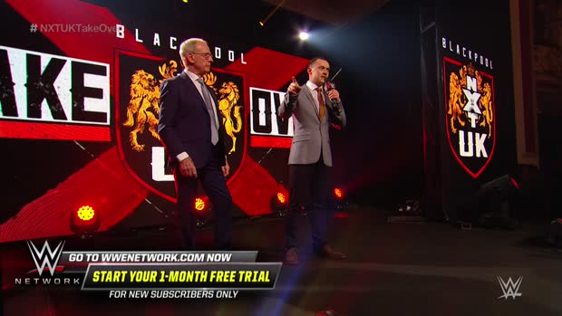Finn Bálor enters as a surprise replacement for Travis Banks: NXT UK TakeOver: Blackpool (WWE Network Exclusive) Finn Bálor enters as a surprise replacement for Travis Banks: NXT UK TakeOver: Blackpool (WWE Network Exclusive)