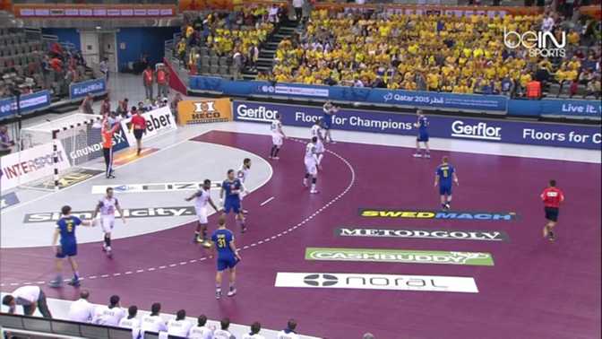 Handball : Suède 25-27 France