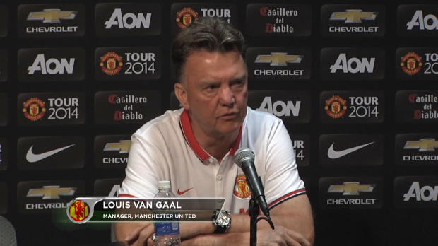 Foot : P.League - Man Utd, Van Gaal content de son équipe
