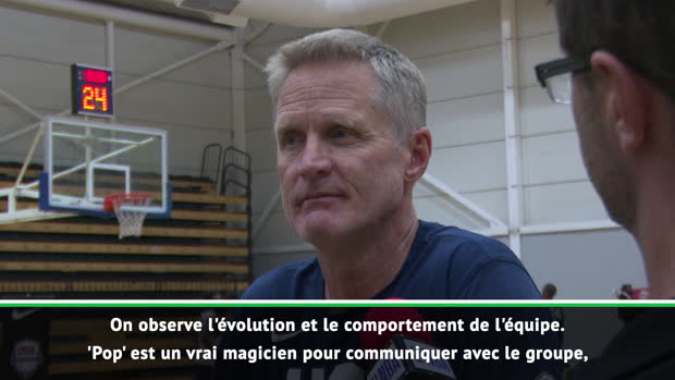 Basket : États-Unis - Kerr - "Popovich est un vrai magicien dans la communication"