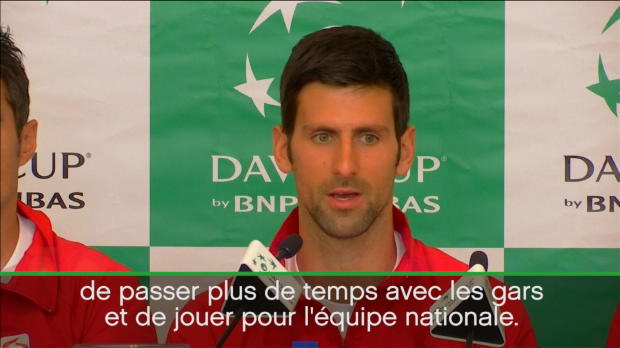  : NEWS - Coupe Davis - Djokovic - 'Content de jouer pour l'quipe nationale'