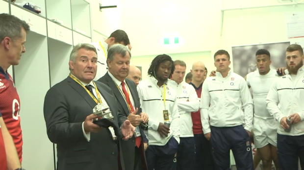 Inside the England changing room after series win
