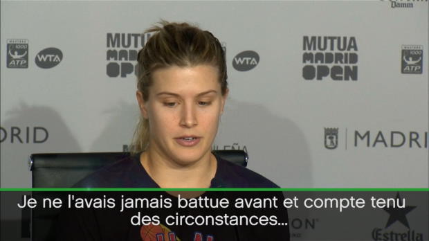  : NEWS - Madrid - Bouchard - 'J'avais une motivation supplmentaire contre Sharapova'