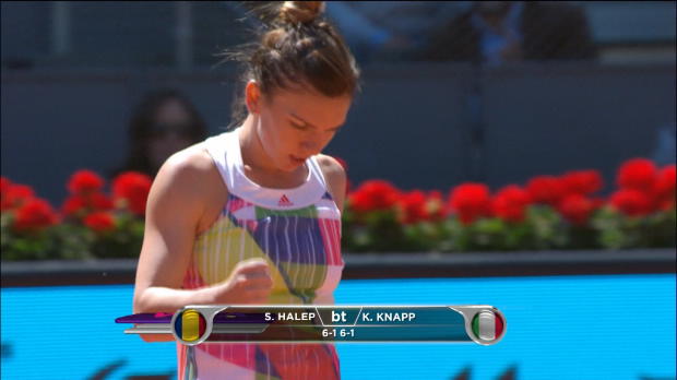  : WTA - Madrid - Halep et Suarez Navarro en 8e