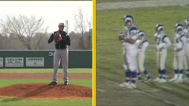 Comparing Kansas City Chiefs quarterback Patrick Mahomes' epic high school highlights to head coach Andy Reid's Comparing Kansas City Chiefs quarterback Patrick Mahomes' epic high school highlights to head coach Andy Reid's
