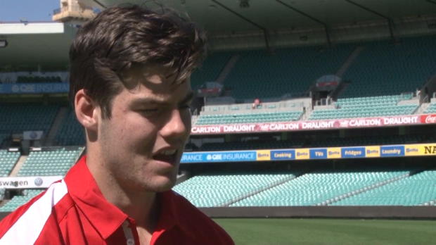 Young Swan helped by mentors