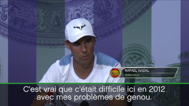 : Wimbledon - Nadal - 'J'aime ce tournoi, mais...'