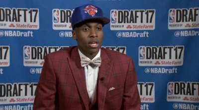 Frank Ntilikina Interview After Being Drafted