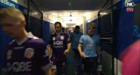 Sydney FC are the first team through to the A-League grand final after their comfortable 3-0 win over Perth Glory at Allianz Stadium.