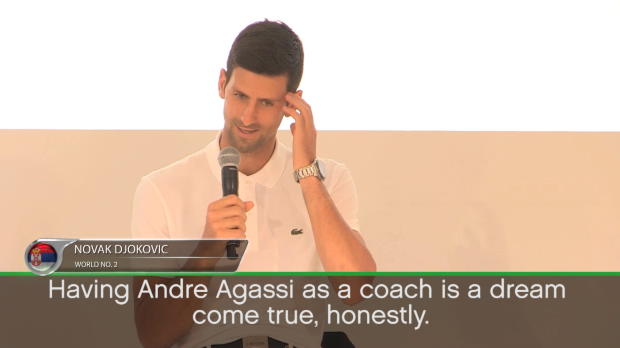 'Dream' to be coached by Agassi - Djokovic