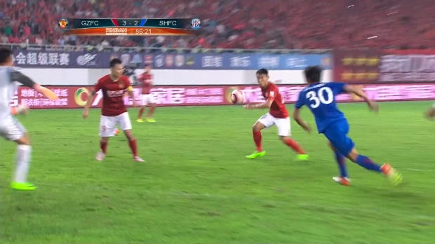 Third time lucky as Guangzhou grab late winner