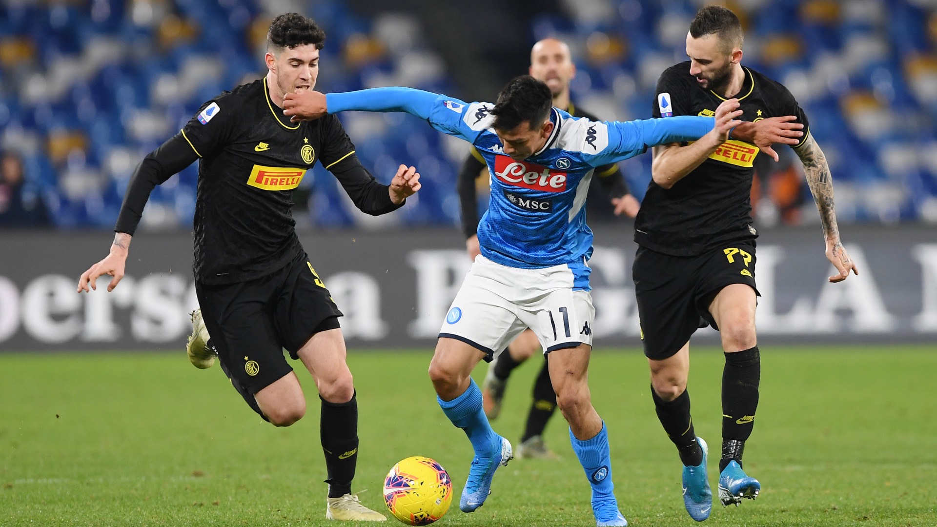 Inter Napoli Bastoni Brozovic Serie A