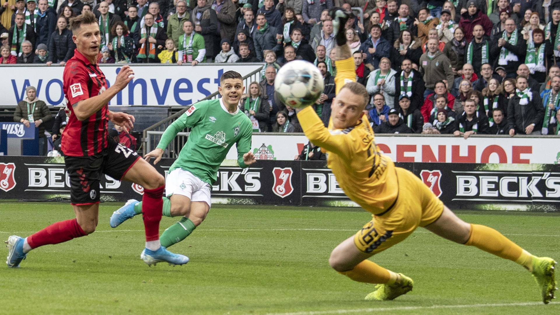 SC Freiburg Werder Bremen Hinspiel 1920