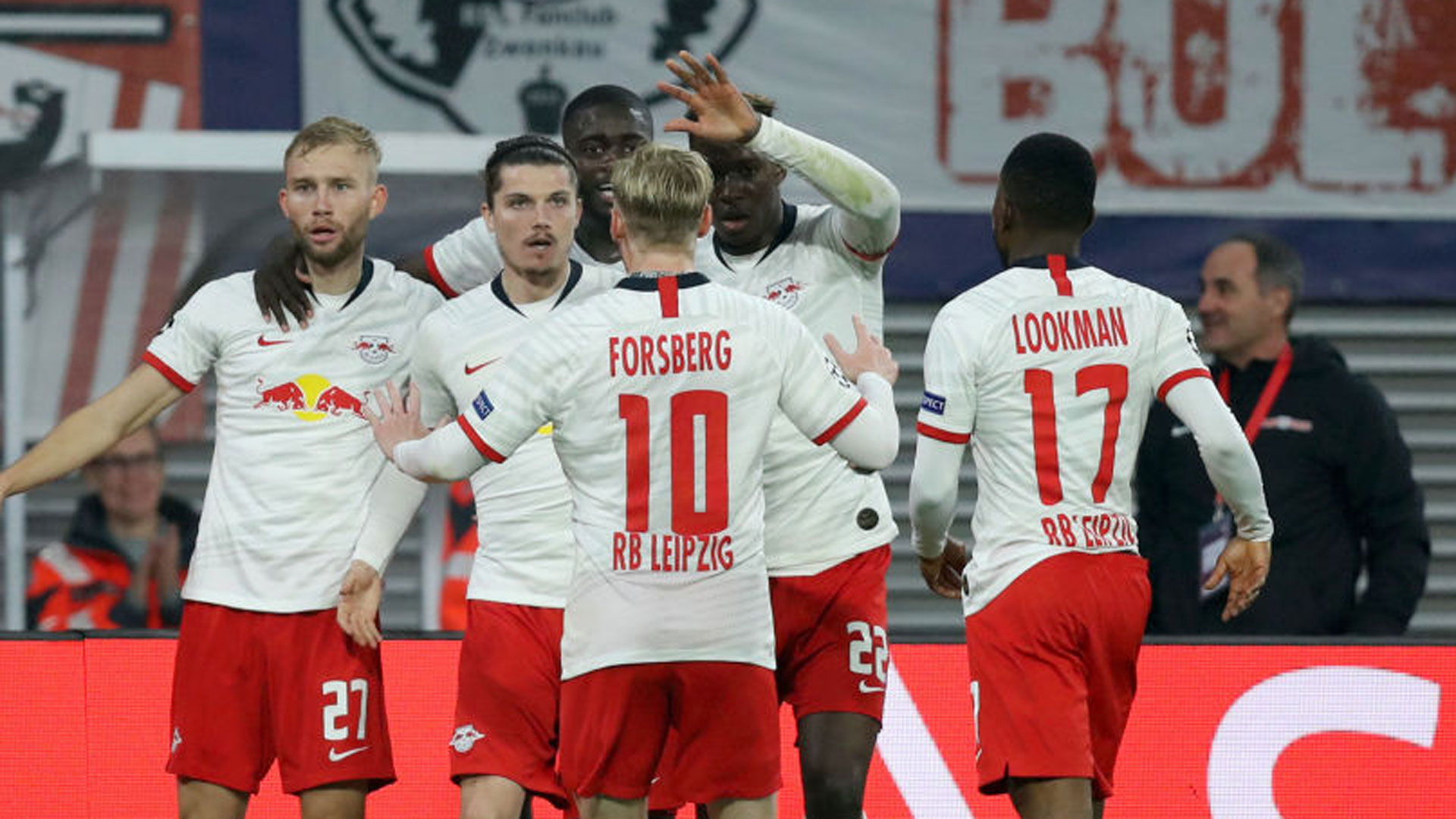 RB Leipzig celebration