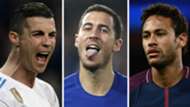 Cristiano Ronaldo Eden Hazard Neymar
