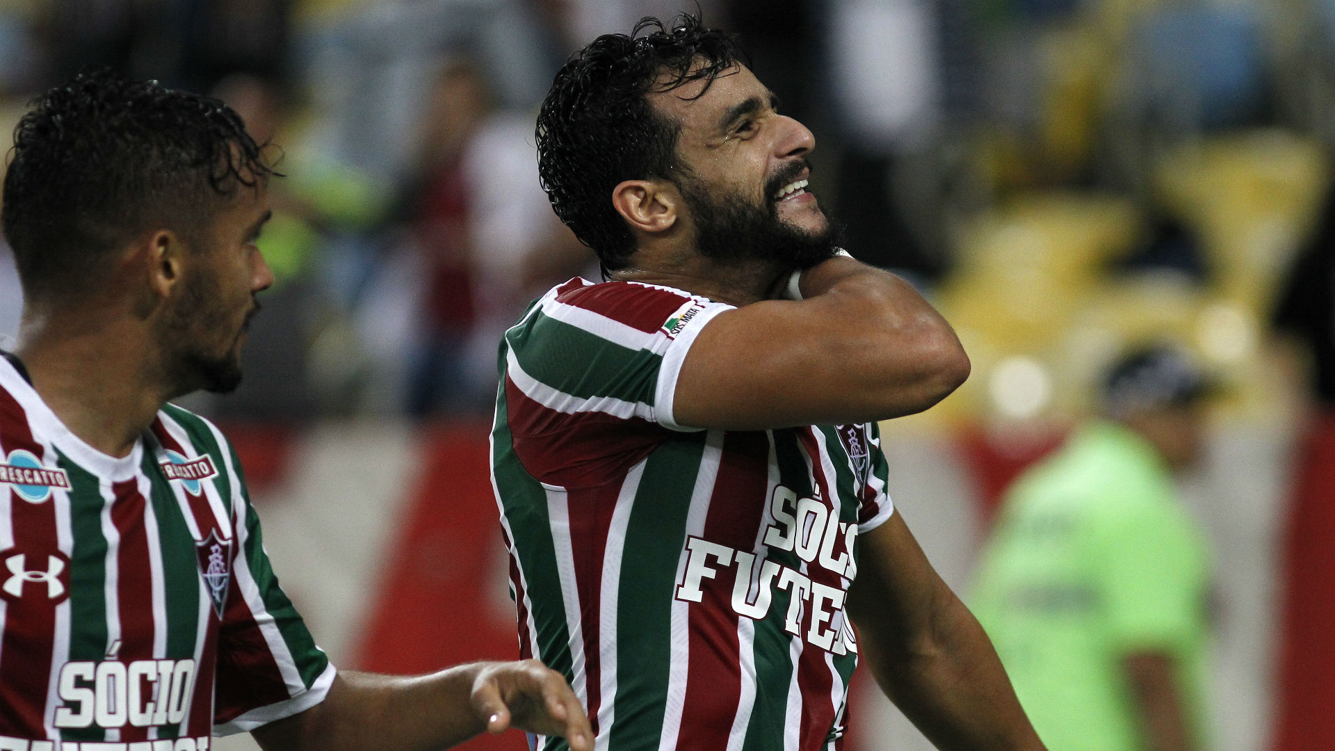 Scarpa Henrique Dourado Fluminense Atlético-MG Brasileirão 22 08 2017