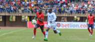 Uganda Cranes in action.