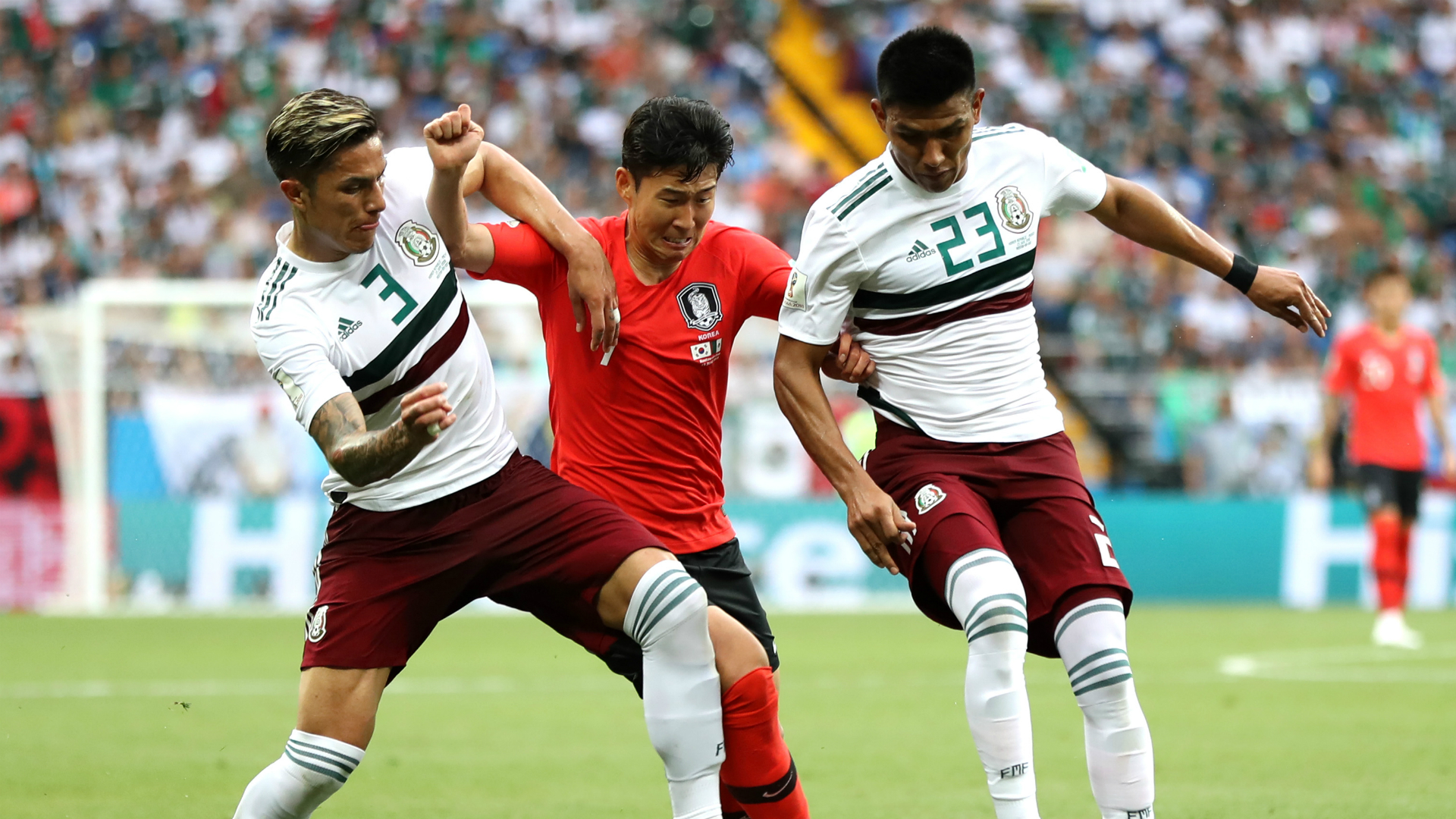   Carlos Salcedo Jesus Gallardo Mexico WC 2018 