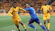 Hendrick Ekstein and Bradley Grobler - Kaizer Chiefs v SuperSport United