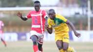 Chrispin Oduor of Mathare United v Western Stima