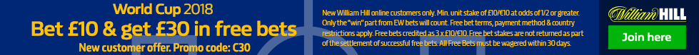 William Hill new World Cup offer footer