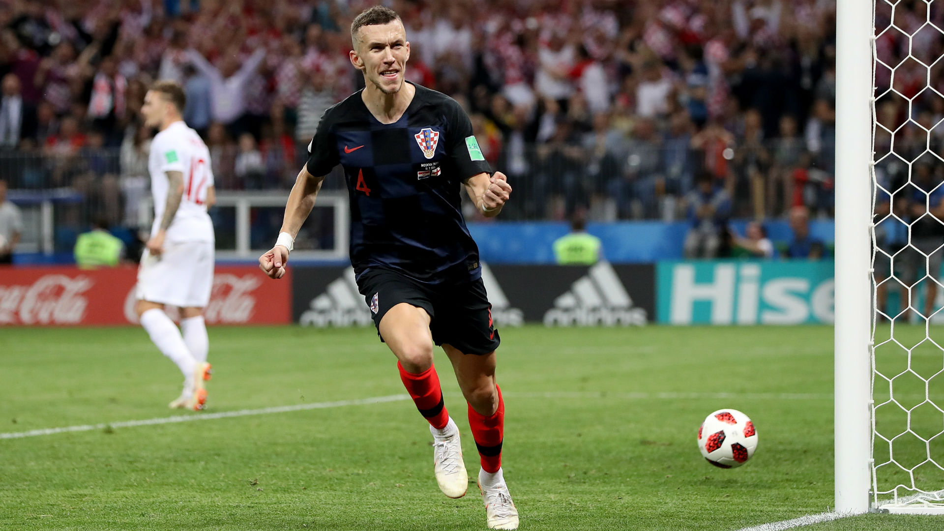 croatia england - ivan perisic goal - world cup - 11072018
