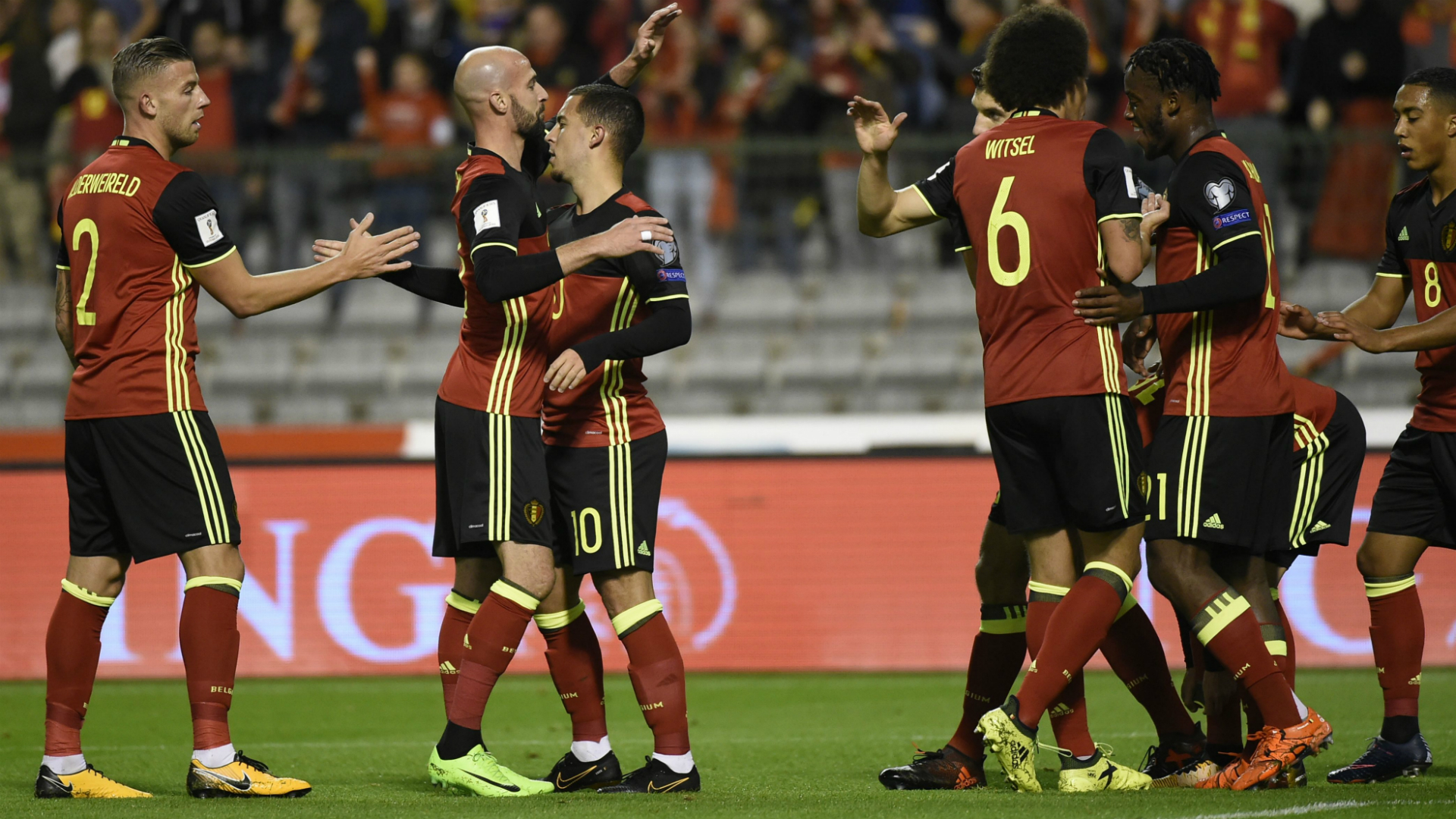 Belgia v Siprus Laporan Pertandingan, 10/10/17